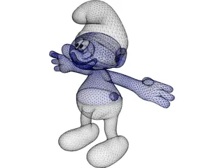 Smurf 3D Model preview