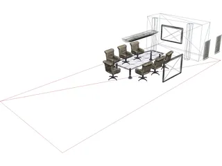 Conference Room 3D Model preview