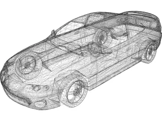 Pontiac GTO 3D Model preview