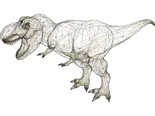 Gentlest Tyrannosaurus 3D Model preview