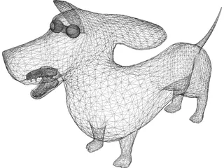 Dachshund 3D Model preview