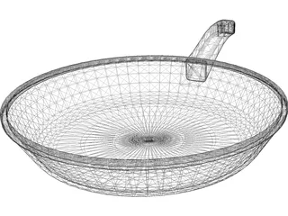 Frying Pan 3D Model preview