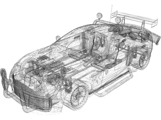 Aston Martin Road Warrior 3D Model preview