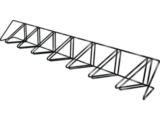 Bike Rack 3D Model preview