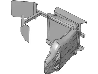 Simracing Cockpit 3D Model preview