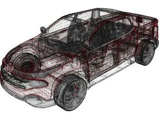Fiat Toro 3D Model preview