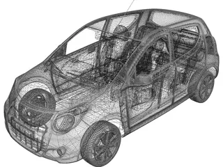 Suzuki Alto A-Star (2009) 3D Model preview