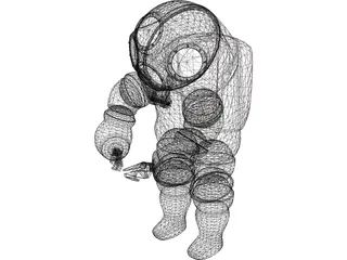 Diving Suit 3D Model preview