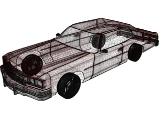 Chevrolet Caprice (1975) 3D Model preview