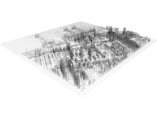 Hudson Yards 3D Model preview