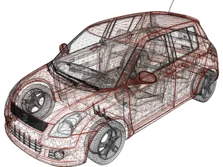 Suzuki Swift 3D Model preview