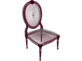 Classic Chair 3D Model preview