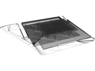 Neue Nationalgalerie 3D Model preview
