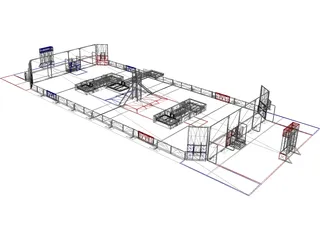FRC 2018 Stadium 3D Model preview