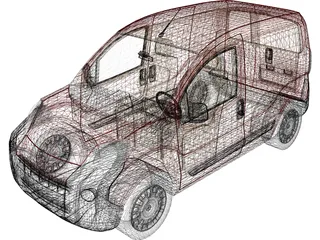 Fiat Fiorino 3D Model preview