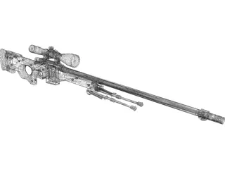 AWP 3D Model preview