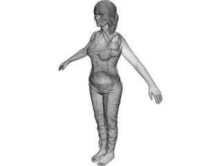 Female 3D Model preview