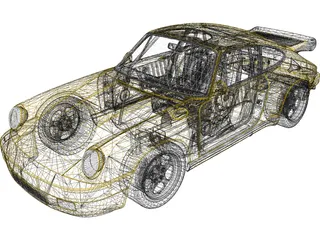 RUF CTR Yellowbird 3D Model preview
