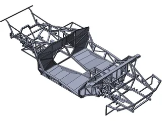 Lamborghini Diablo/Murcielago Kit-Car Chassis 3D Model preview