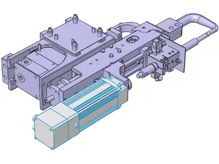 C-Spot Weld Gun 3D Model preview