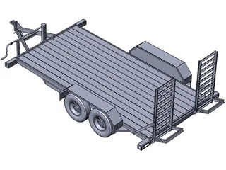 Trailer 3D Model preview