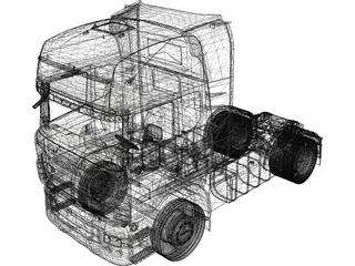 Scania R440 3D Model preview