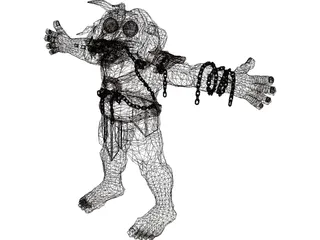 Monster 3D Model preview