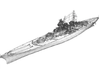 SMS Grosser Kurfurst 3D Model preview