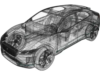 Jaguar I-Pace Concept 3D Model preview