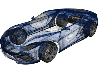 Lamborghini Asterion Concept (2014) 3D Model preview