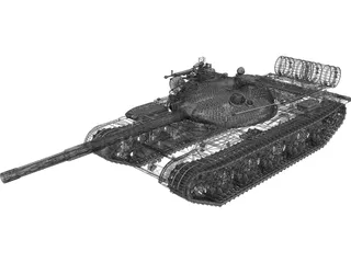 T-62A 3D Model preview