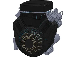 Briggs&Stratton Vanguard 18hp 3D Model preview