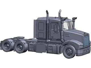 Mack Superliner 3D Model preview
