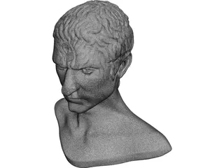 Statue of Caesar 3D Model preview