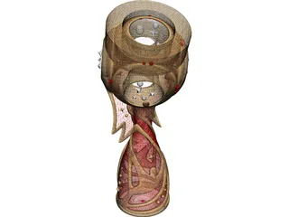 FIFA Cup Russia 2018 Trophy 3D Model preview