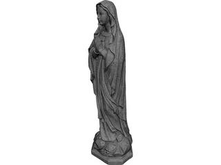Virgin Mary 3D Model preview