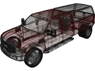Ford F-450 Super Duty 3D Model preview