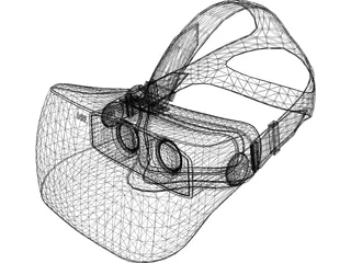 VR Goggles 3D Model preview