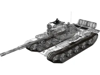 T62A 3D Model preview