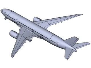 Airbus A350-900 3D Model preview