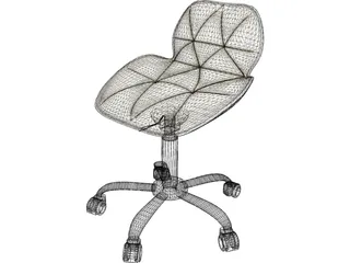 Modern Armchair 3D Model preview