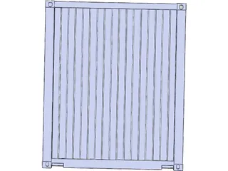 Container 40ft 3D Model preview