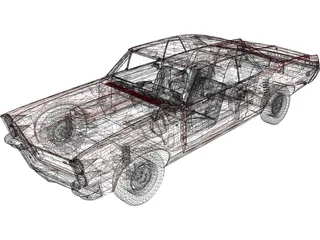 Pontiac Lemans (1965) 3D Model preview