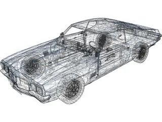 Pontiac Lemans (1971) 3D Model preview