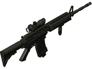 M4 Barret 3D Model preview