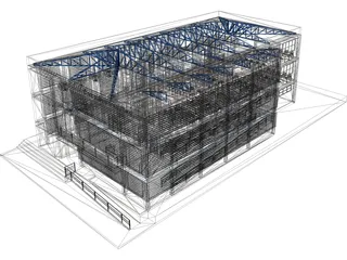 School 3D Model preview