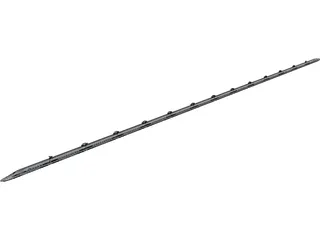 Bullet Train 3D Model preview