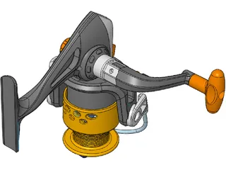Fishing Reel 3D Model preview