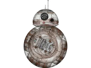 BB8 Droid 3D Model preview