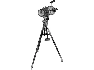 Electronic Telescope 3D Model preview